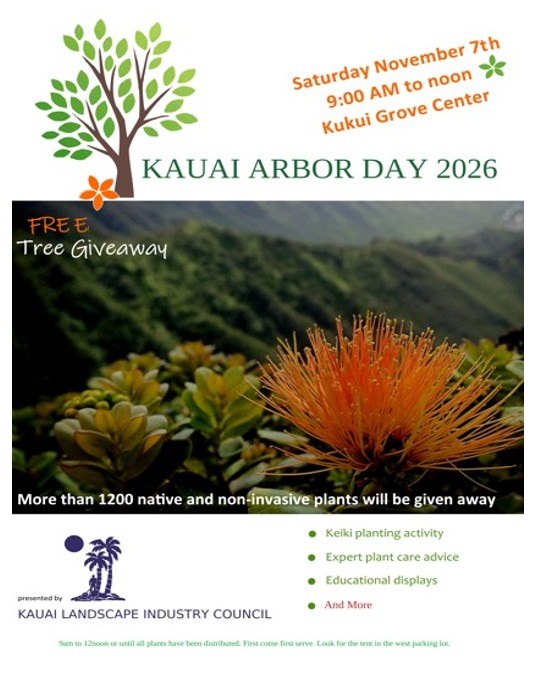22nd Annual Kauai Arbor Day